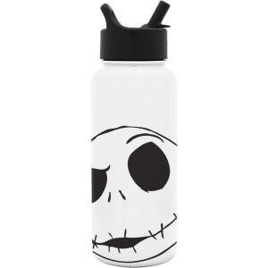 imageSimple Modern Summit Water Bottle with Straw Lid  Minecraft 30oz Leak Proof Stainless Steel Insulated Cup  Gifts for Men  Minecraft CreeperDisney Nightmare Before Christmas