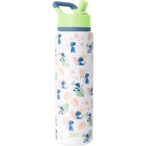 imageSimple Modern Summit Water Bottle with Straw Lid  Minecraft 30oz Leak Proof Stainless Steel Insulated Cup  Gifts for Men  Minecraft CreeperDisney Stitch Paradise