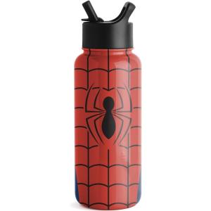 imageSimple Modern Summit Water Bottle with Straw Lid  Minecraft 30oz Leak Proof Stainless Steel Insulated Cup  Gifts for Men  Minecraft CreeperMarvel Spider Armor