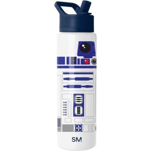 imageSimple Modern Summit Water Bottle with Straw Lid  Minecraft 30oz Leak Proof Stainless Steel Insulated Cup  Gifts for Men  Minecraft CreeperStar Wars R2D2