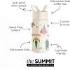 imageSimple Modern Summit Water Bottle with Straw Lid  Minecraft 18oz Stainless Steel Cup Insulated Tumbler for Girls Boys School  Minecraft MashupDC Comics Super Hero Boys