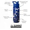 imageSimple Modern Summit Water Bottle with Straw Lid  Minecraft 18oz Stainless Steel Cup Insulated Tumbler for Girls Boys School  Minecraft MashupHarry Potter Magical Mashup