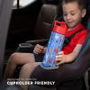 imageSimple Modern Summit Water Bottle with Straw Lid  Minecraft 18oz Stainless Steel Cup Insulated Tumbler for Girls Boys School  Minecraft MashupMarvelAvengers Assemble