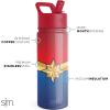 imageSimple Modern Summit Water Bottle with Straw Lid  Minecraft 18oz Stainless Steel Cup Insulated Tumbler for Girls Boys School  Minecraft MashupMarvelCaptain Marvel