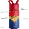 imageSimple Modern Summit Water Bottle with Straw Lid  Minecraft 18oz Stainless Steel Cup Insulated Tumbler for Girls Boys School  Minecraft MashupMarvelCaptain Marvel
