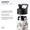 imageSimple Modern Summit Water Bottle with Straw Lid  Minecraft 18oz Stainless Steel Cup Insulated Tumbler for Girls Boys School  Minecraft MashupStar WarsGrogu Force Strong