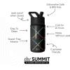 imageSimple Modern Summit Water Bottle with Straw Lid  Minecraft 18oz Stainless Steel Cup Insulated Tumbler for Girls Boys School  Minecraft MashupStar Wars Saber Argyle