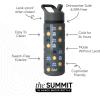 imageSimple Modern Summit Water Bottle with Straw Lid  Minecraft 18oz Stainless Steel Cup Insulated Tumbler for Girls Boys School  Minecraft MashupStar Wars Helmets