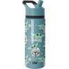 imageSimple Modern Summit Water Bottle with Straw Lid  Minecraft 18oz Stainless Steel Cup Insulated Tumbler for Girls Boys School  Minecraft MashupStar Wars Grogu Doodle