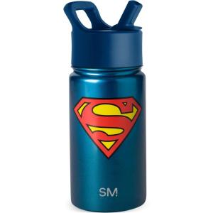imageSimple Modern Summit Water Bottle with Straw Lid  Minecraft 18oz Stainless Steel Cup Insulated Tumbler for Girls Boys School  Minecraft MashupDC Comics Superman