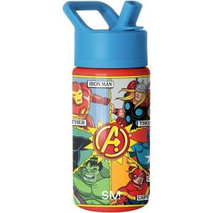 imageSimple Modern Summit Water Bottle with Straw Lid  Minecraft 18oz Stainless Steel Cup Insulated Tumbler for Girls Boys School  Minecraft MashupMarvel Avengers Comic