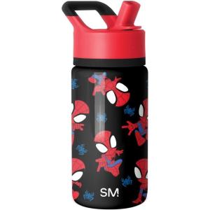 imageSimple Modern Summit Water Bottle with Straw Lid  Minecraft 18oz Stainless Steel Cup Insulated Tumbler for Girls Boys School  Minecraft MashupMarvel Go Spidey Go
