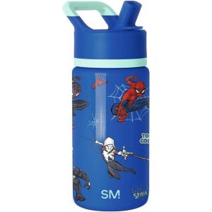imageSimple Modern Summit Water Bottle with Straw Lid  Minecraft 18oz Stainless Steel Cup Insulated Tumbler for Girls Boys School  Minecraft MashupMarvel Spiderman Mashup
