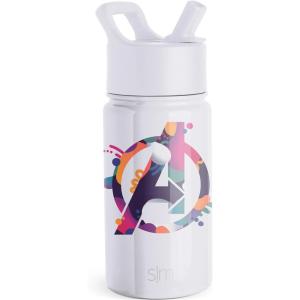 imageSimple Modern Summit Water Bottle with Straw Lid  Minecraft 18oz Stainless Steel Cup Insulated Tumbler for Girls Boys School  Minecraft MashupMarvelAvengers Assemble