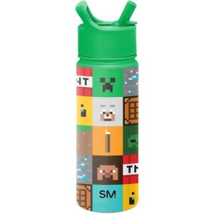 imageSimple Modern Summit Water Bottle with Straw Lid  Minecraft 18oz Stainless Steel Cup Insulated Tumbler for Girls Boys School  Minecraft MashupMinecraft Mashup