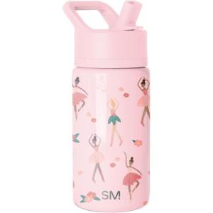 imageSimple Modern Summit Water Bottle with Straw Lid  Minecraft 18oz Stainless Steel Cup Insulated Tumbler for Girls Boys School  Minecraft MashupPink Ballerina