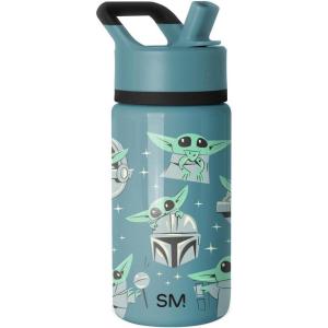 imageSimple Modern Summit Water Bottle with Straw Lid  Minecraft 18oz Stainless Steel Cup Insulated Tumbler for Girls Boys School  Minecraft MashupStar Wars Grogu Doodle