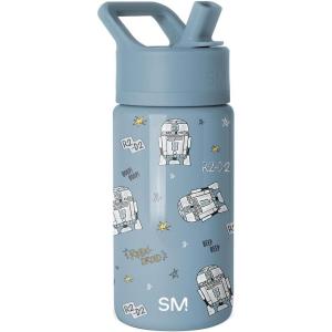 imageSimple Modern Summit Water Bottle with Straw Lid  Minecraft 18oz Stainless Steel Cup Insulated Tumbler for Girls Boys School  Minecraft MashupStar Wars R2D2 Rebel Droid