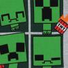 imageMinecraft Mojang Boys Pajamas Set  4 Piece Short Sleeve Pajamas Set Creeper PajamasNavy Green