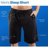 imageMinecraft Creepers Boom Mens Black Sleep Pajama ShortsBlack