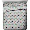 imageJay Franco Kids Sheet Set with Fitted Flat Sheets ampamp Pillow Cover  UltraSoft Bedding with Pillowcase for Room Decor Multi  Minecraft 4 Piece FullGray  Minecraft