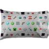 imageJay Franco Kids Sheet Set with Fitted Flat Sheets ampamp Pillow Cover  UltraSoft Bedding with Pillowcase for Room Decor Multi  Minecraft 4 Piece FullGray