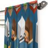 imageJay Franco Minecraft Isometric Blue 84quot Inch Drapes 4 Piece Set  Beautiful Room Dcor ampamp Easy Set Up Bedding Features Creeper  Window Curtains Include 2 Panels ampamp 2 TiebacksBlue  Minecraft