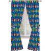 imageJay Franco Minecraft Isometric Blue 84quot Inch Drapes 4 Piece Set  Beautiful Room Dcor ampamp Easy Set Up Bedding Features Creeper  Window Curtains Include 2 Panels ampamp 2 TiebacksBlue  Super Hero Adventures