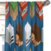 imageJay Franco Minecraft Isometric Blue 84quot Inch Drapes 4 Piece Set  Beautiful Room Dcor ampamp Easy Set Up Bedding Features Creeper  Window Curtains Include 2 Panels ampamp 2 TiebacksBlue  Minecraft