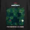 imageMinecraft Photosynthesis Mode Crew Neck Short Sleeve Womens Black Crop TopBlack