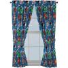 imageJay Franco Minecraft Isometric Blue 84quot Inch Drapes 4 Piece Set  Beautiful Room Dcor ampamp Easy Set Up Bedding Features Creeper  Window Curtains Include 2 Panels ampamp 2 TiebacksBlue  Avengers