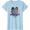 imageA Minecraft Movie Hunk City Rampage Powerful 90s Logo TShirtBaby Blue