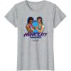 imageA Minecraft Movie Hunk City Rampage Powerful 90s Logo TShirtHeather Grey