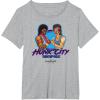 imageA Minecraft Movie Hunk City Rampage Powerful 90s Logo TShirtHeather Grey