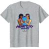 imageA Minecraft Movie Hunk City Rampage Powerful 90s Logo TShirtHeather Grey
