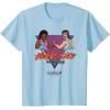 imageA Minecraft Movie Hunk City Rampage Colorful 90s Logo TShirtBaby Blue