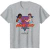 imageA Minecraft Movie Hunk City Rampage Colorful 90s Logo TShirtHeather Grey