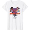 imageA Minecraft Movie Hunk City Rampage Colorful 90s Logo TShirtWhite
