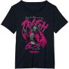 imageA Minecraft Movie Time To Take Out The Trash Garret Portrait TShirtBlack