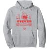 imageA Minecraft Movie Steves Lava Chicken Restaurant Logo Pullover HoodieHeather Grey