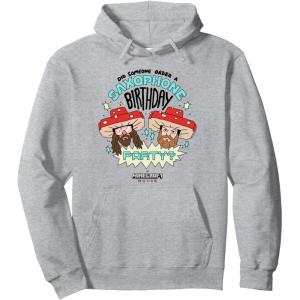 imageA Minecraft Movie Someone Order A Saxophone Birthday Party Pullover HoodieHeather Grey