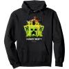 imageA Minecraft Movie Group Of Creepers Surrounding The Gang Pullover HoodieBlack