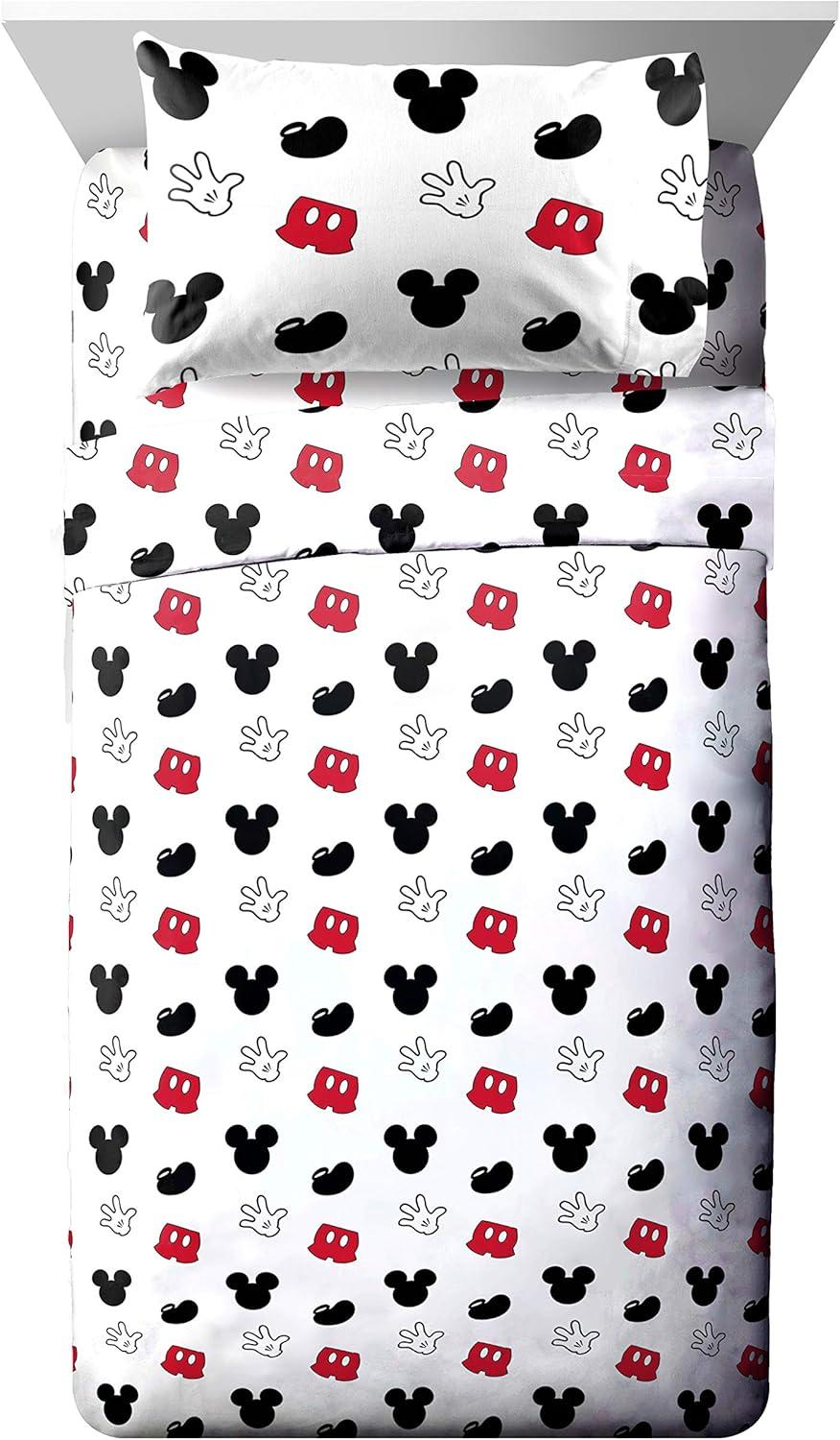 imageMarvel Avengers Blue Circle 5 Piece Full Bed Set  Includes Reversible Comforter ampamp Sheet Set  Bedding Features Captain America ampamp Iron Man  Fade Resistant Microfiber Official Marvel ProductRed  Mickey Mouse