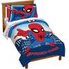 imageMarvel Avengers Blue Circle 5 Piece Full Bed Set  Includes Reversible Comforter ampamp Sheet Set  Bedding Features Captain America ampamp Iron Man  Fade Resistant Microfiber Official Marvel ProductBlue  Spiderman