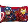 imageMarvel Avengers Blue Circle 5 Piece Full Bed Set  Includes Reversible Comforter ampamp Sheet Set  Bedding Features Captain America ampamp Iron Man  Fade Resistant Microfiber Official Marvel ProductBlue  Super Hero Adventures