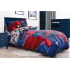 imageMarvel Avengers Blue Circle 5 Piece Full Bed Set  Includes Reversible Comforter ampamp Sheet Set  Bedding Features Captain America ampamp Iron Man  Fade Resistant Microfiber Official Marvel ProductMulti  Spiderman