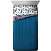 imageMarvel Avengers Blue Circle 5 Piece Full Bed Set  Includes Reversible Comforter ampamp Sheet Set  Bedding Features Captain America ampamp Iron Man  Fade Resistant Microfiber Official Marvel ProductMulti  Avengers