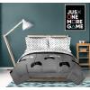 imageMarvel Avengers Blue Circle 5 Piece Full Bed Set  Includes Reversible Comforter ampamp Sheet Set  Bedding Features Captain America ampamp Iron Man  Fade Resistant Microfiber Official Marvel ProductGray  Game on