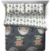 imageMarvel Avengers Blue Circle 5 Piece Full Bed Set  Includes Reversible Comforter ampamp Sheet Set  Bedding Features Captain America ampamp Iron Man  Fade Resistant Microfiber Official Marvel ProductGray  Mandalorian