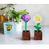 imageMinecraft Daisy and Allium Flower Pot Mood Lights Set of 2  Nightstand Table Lamp with LED Light for Bedroom Desk Living Room  Home Decor Room Essentials  Video Game Gifts and Collectibles